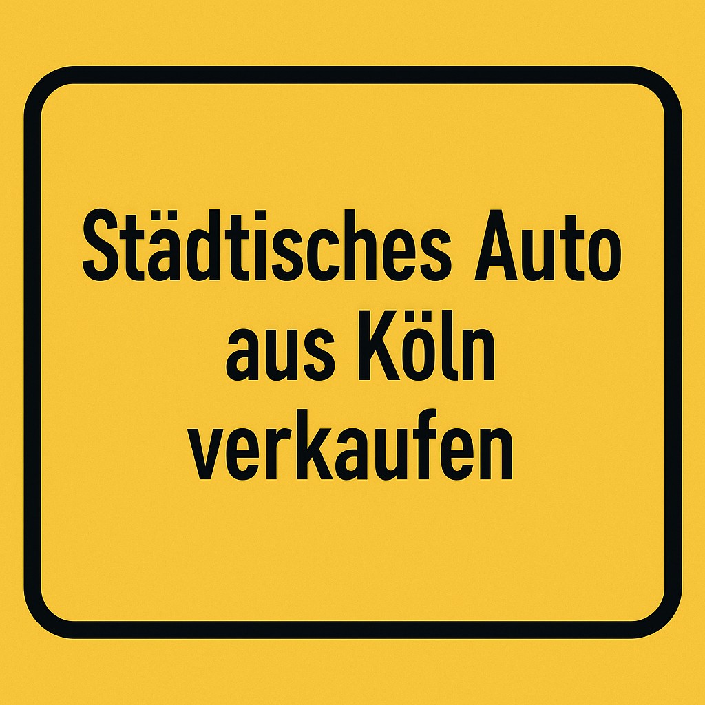 Städtisches Auto aus Köln verkaufen? Jetzt schnell & unkompliziert mit Autoankauf ADAM – fair, direkt & mit kostenloser Abholung.
