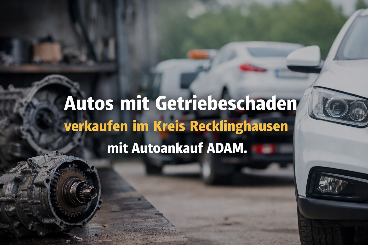 Auto mit Getriebeschaden im Kreis Recklinghausen verkaufen. Autoankauf ADAM kauft Fahrzeuge mit defektem Getriebe.