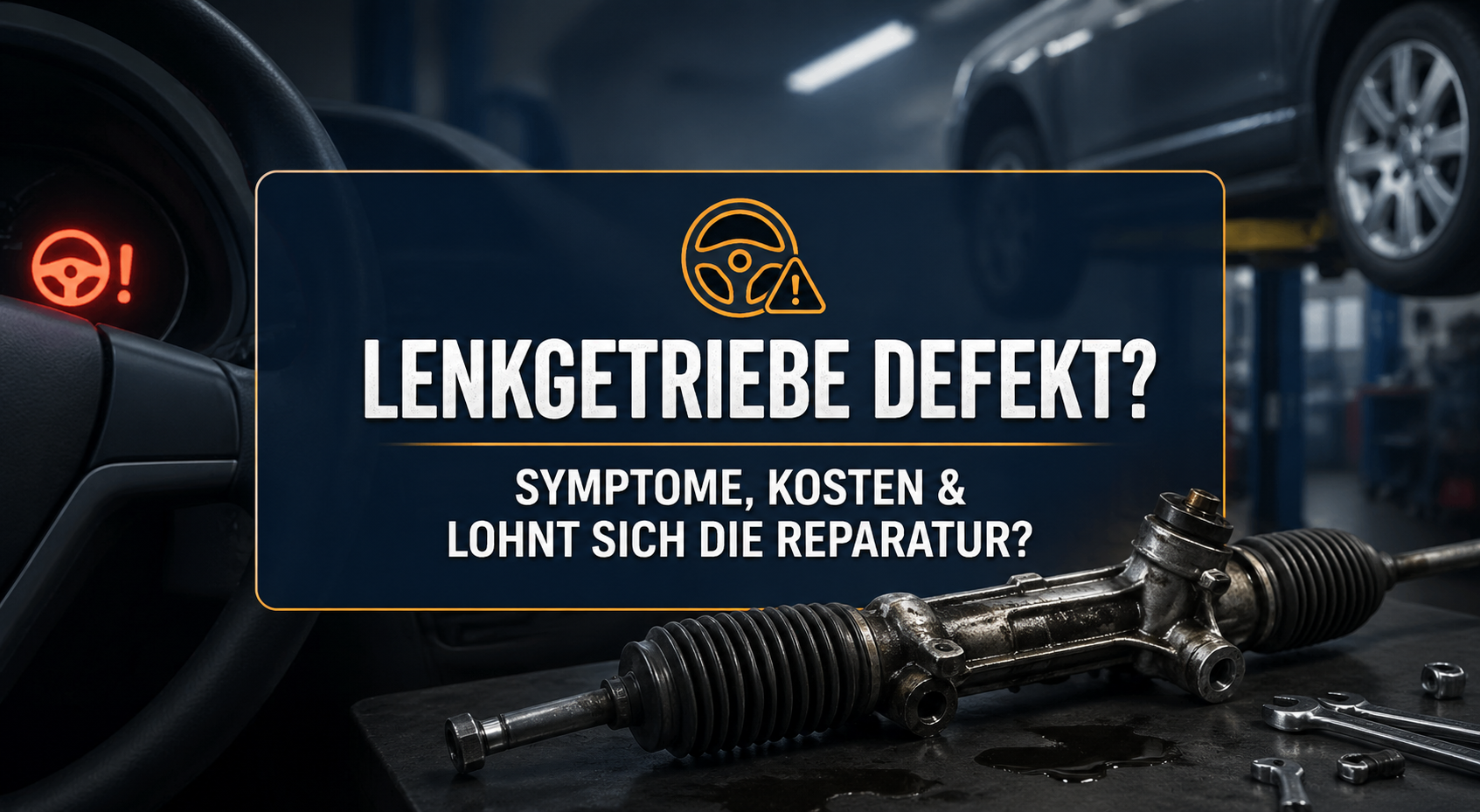 Defektes Lenkgetriebe im Auto. Symptome, Kosten und Reparatur im Überblick