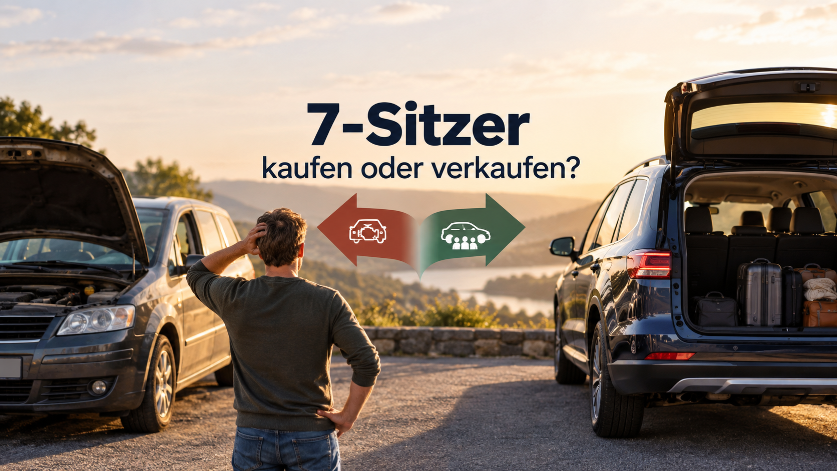 Defekten 7-Sitzer verkaufen oder neuen 7-Sitzer kaufen - Entscheidung zwischen Reparatur und Fahrzeugwechsel