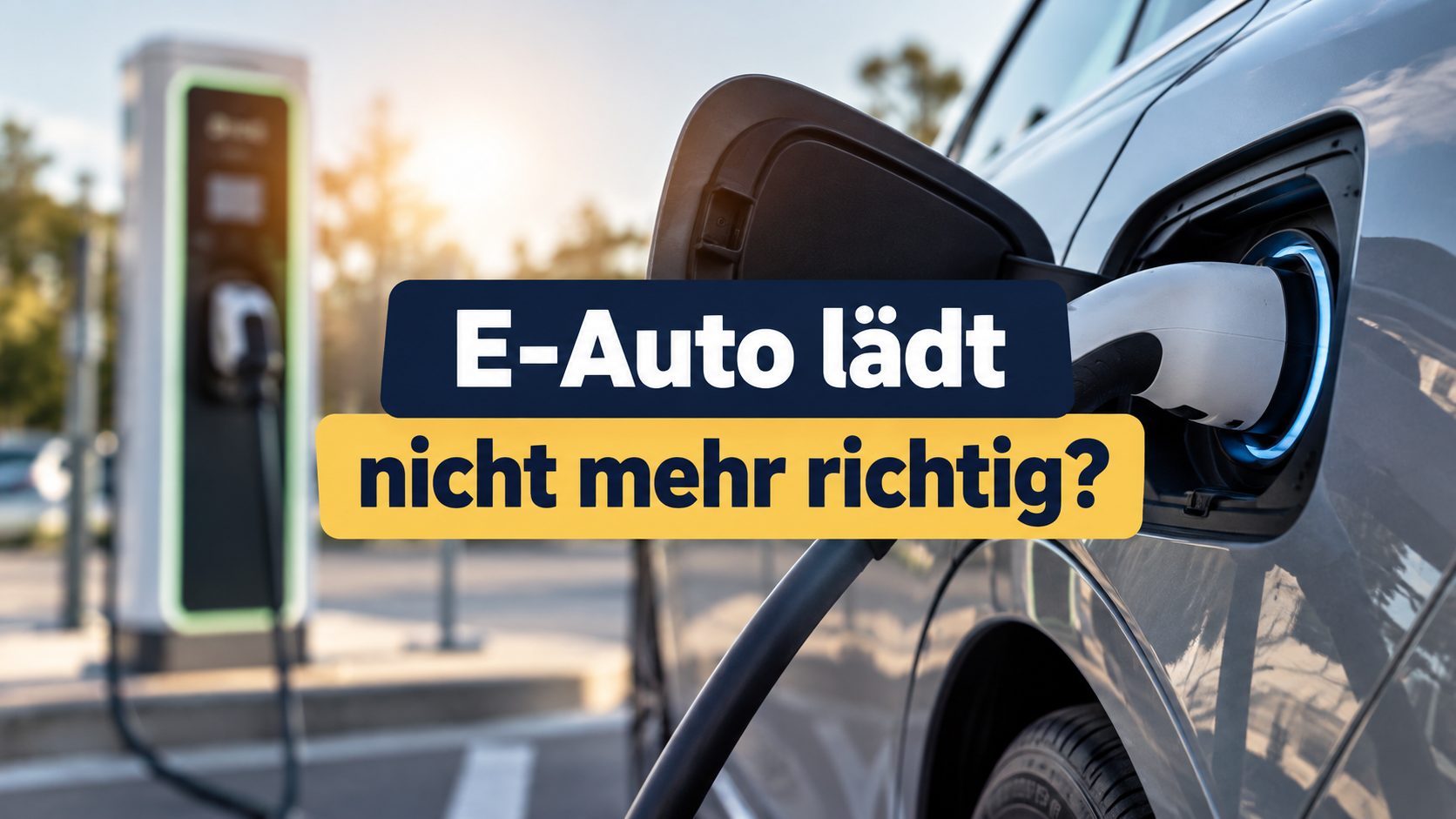E-Auto lädt nicht mehr richtig an einer Ladesäule - Ursachen, Reparatur und Verkauf bei Autoankauf ADAM.