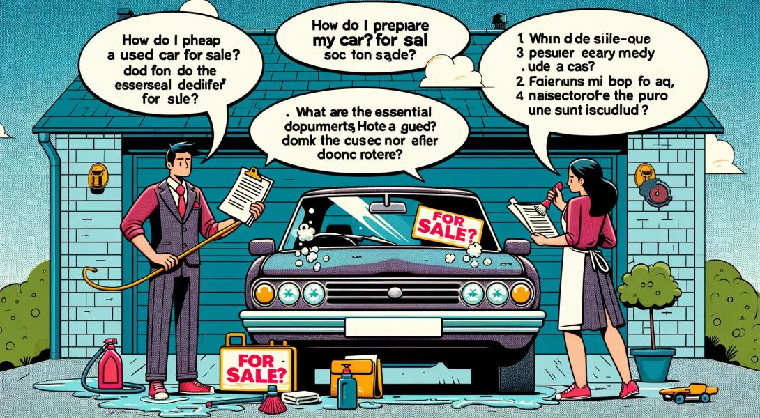 Das Bild repräsentiert eine Illustration der FAQ Kategorie Gebrauchtes Auto verkaufen