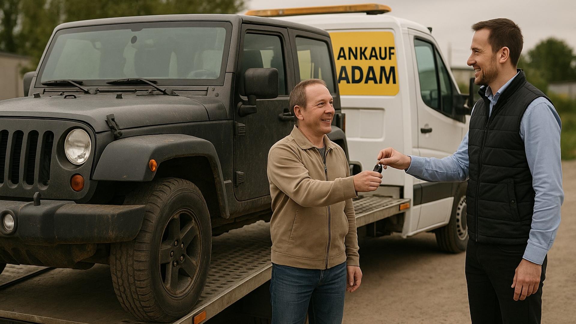 Gebrauchten Offroader verkaufen: Autoankauf ADAM holt das Fahrzeug direkt ab – schnell, fair und deutschlandweit.