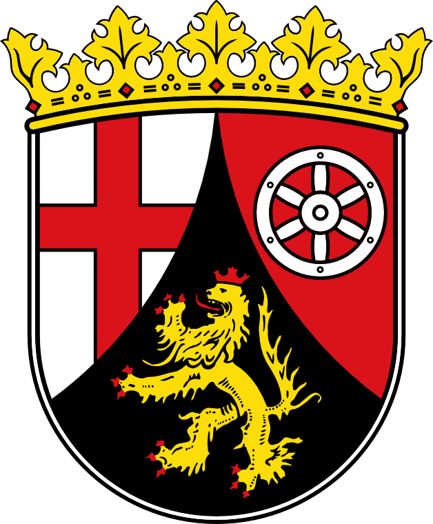 Landeswappen vom Bundesland Rheinland-Pfalz