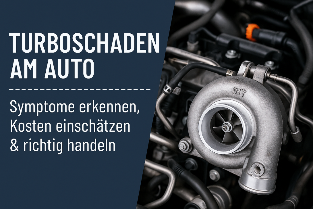 Turboschaden am Auto: Defekter Turbolader im Motorraum – Symptome erkennen, Kosten einschätzen und richtig handeln.