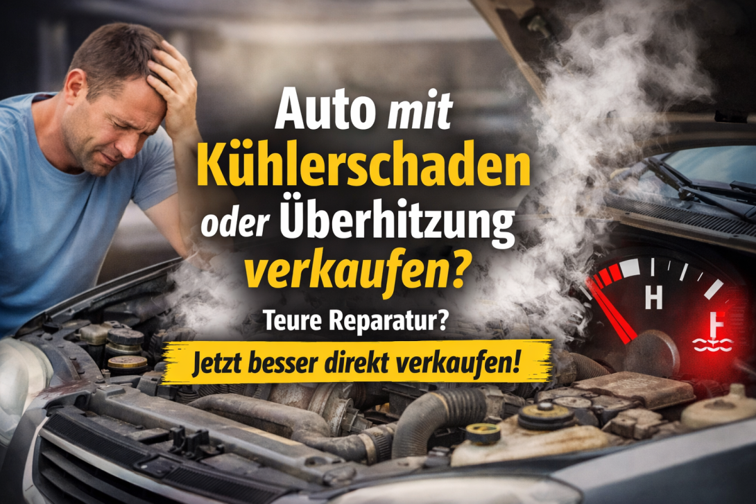 Auto mit Kühlerschaden oder Überhitzung – defektes Fahrzeug verkaufen statt teuer reparieren. Jetzt Ankauf bei Autoankauf ADAM.